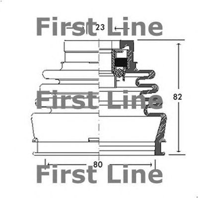 FIRST LINE fcb2689 -  Пыльник, приводной вал